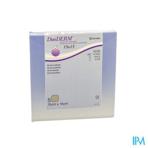 Duoderm Extra Dun Verb Hydro 15cmx15cm 5 H7956