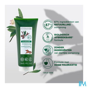 Klorane Lichaam Douchegel Cederhout 200ml