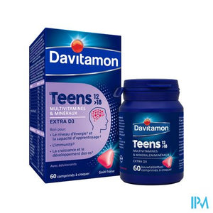 Davitamon Teens Aardbei Comp 60