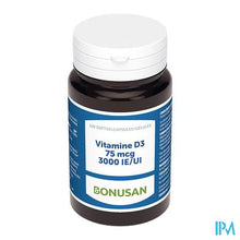 Afbeelding in Gallery-weergave laden, Vitamine D3 75mcg/ 3000 Ie Softcaps 120 Bonusan
