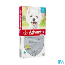 Afbeelding in Gallery-weergave laden, Advantix 100/ 500 Honden 4<10kg Fl 6x1,0ml
