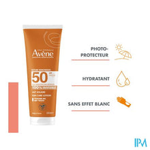 Afbeelding in Gallery-weergave laden, Avene Zon Spf50 Lait Solaire 250ml
