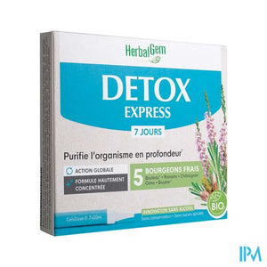 Herbalgem Detox Express Monodosissen 7x10ml