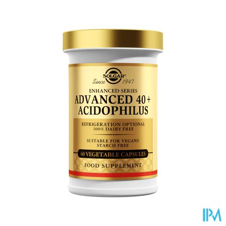 Solgar Advanced 40+ Acidophilus V-caps 60