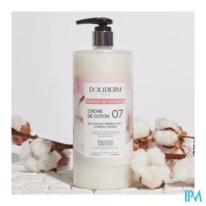 Doliderm Douchegel 2in1 Creme De Coton Pompfl 1l