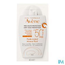 Afbeelding in Gallery-weergave laden, Avene Zon Spf50+ Minerale Fluide 40ml
