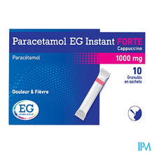 Afbeelding in Gallery-weergave laden, Paracetamol EG Inst.Forte 1G Cappuccino   Zakje 10

