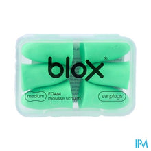 Afbeelding in Gallery-weergave laden, Blox Schuim Medium Groen Oordoppen 3 Paar
