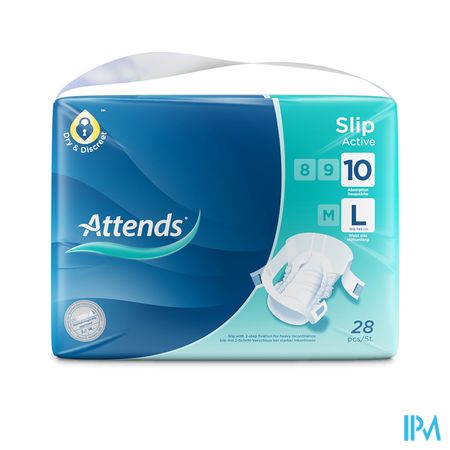 Attends Slip Active 10 Large 1x28