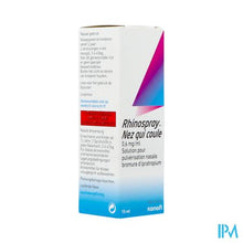 Afbeelding in Gallery-weergave laden, Rhinospray Loopneus 0,6mg/ml Neusspray Opl 15ml
