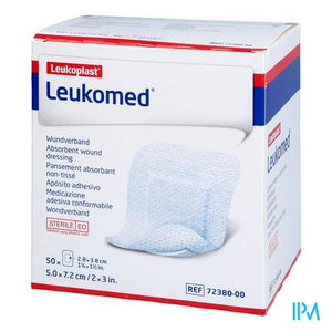 Leukomed Verband Steriel 7,2cmx 5cm 50 7238000