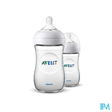 Bild in der Galerie aufladen, Philips Avent Natural 2.0 Saugflasche 260ml Duo SCF033/27
