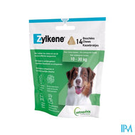 Zylkene Middelg.honden 10-30kg Kauwbrokje 14x2,25g