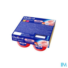 Load image into Gallery viewer, Delical Creme Dessert La Floridine Aardbei 4x125g
