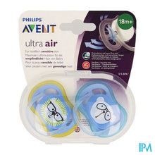 Afbeelding in Gallery-weergave laden, Philips Avent Fopspeen +18m Air Boy Leeuw Beer
