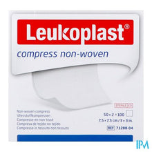 Load image into Gallery viewer, Leukoplast Compress N/woven St. 7,5cmx7,5cm 50x2
