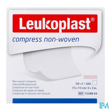 Load image into Gallery viewer, Leukoplast Compress N/woven St. 7,5cmx7,5cm 50x2
