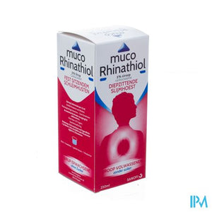 Muco Rhinathiol 5% Sir Ad Z/suiker 250ml