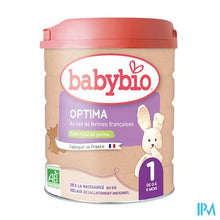 Afbeelding in Gallery-weergave laden, Babybio Optima 1 Zuigelingenmelk 800g
