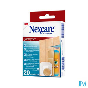 Nexcare 3m Family Set Assortiment Pleisters 20