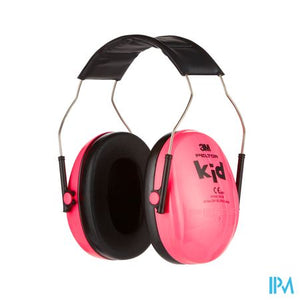 Peltor Hearing Protector Kid Neon Pink 1