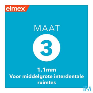 Elmex Set Interdentale Borsteltjes Iso 3 1,1mm 8