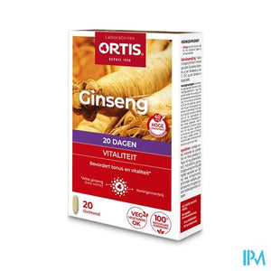 Ortis Vitalite Ginseng 20 Tabl 20