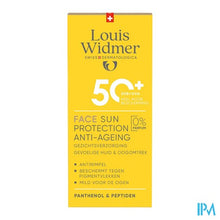 Afbeelding in Gallery-weergave laden, Widmer Face Sun Protection Anti-ageing 50+ Zonder Parfum 50ml
