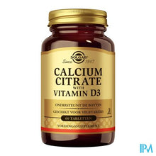 Afbeelding in Gallery-weergave laden, Solgar Calcium Citraat Vitamin D-3 Comp 60
