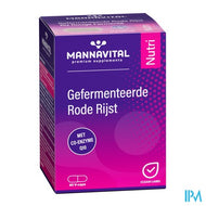 Mannavital Gefermenteerde Rode Rijst V-caps 60