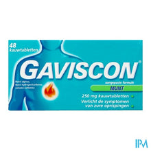 Afbeelding in Gallery-weergave laden, Gaviscon Munt Kauwtabl 48x250mg
