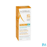 Aderma Protect Ac Fluide Matterend Spf50+ 40ml