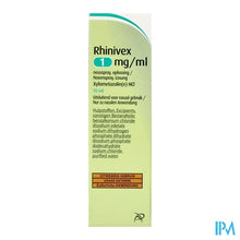 Afbeelding in Gallery-weergave laden, Rhinivex 1mg/ml Neusspray Opl 10ml

