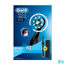 Afbeelding in Gallery-weergave laden, Oral-b Pro 2500 Black Borstel Crossact+travel Case
