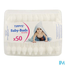 Afbeelding in Gallery-weergave laden, Tippys Baby Tips Wattenstaafjes 50
