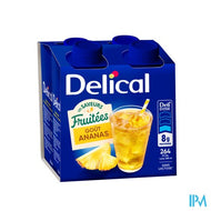 Delical Fruitdrink Ananas 4x200ml