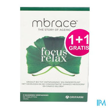 Afbeelding in Gallery-weergave laden, Mbrace Focus & Relax Tabl 60x2 1+1 Gratis
