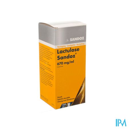 Lactulose Sandoz Drank 500ml 670mg/ml