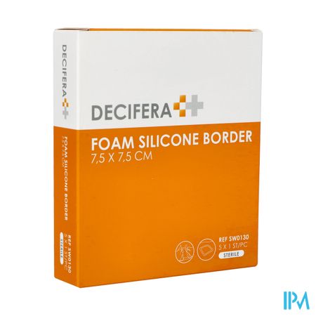 Decifera Foam Silicone Border 7,5x 7,5cm 5