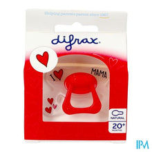 Afbeelding in Gallery-weergave laden, Difrax Fopspeen Natural 20m+ I Love Assorti
