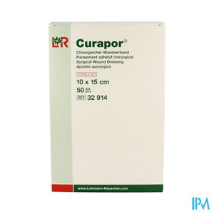 Curapor Verb Chirurg. Steriel 15cmx10cm 50 32914