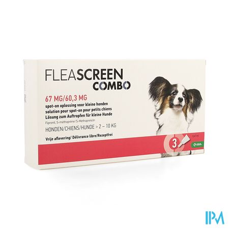 Fleascreen Combo 67mg/60,3mg Spot On Hond Pipet 3