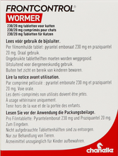 Afbeelding in Gallery-weergave laden, Frontcontrol Wormer 230mg/20mg Kat Tabl 2
