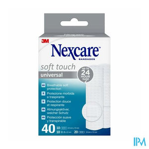 Nexcare 3m Soft Touch Universal Assort. Strips 40