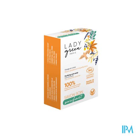 Lady Green Zuiv. Verzorg.zeep Gezicht&lichaam 100g