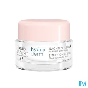 Widmer Hydraderm Nachtemulsie Zonder Parfum 50ml