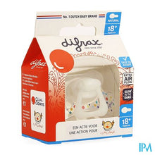 Afbeelding in Gallery-weergave laden, Difrax Fopspeen Natural 18m+ Cliniclowns
