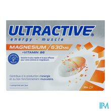 Afbeelding in Gallery-weergave laden, Ultractive Magnesium 630mg Comp 30
