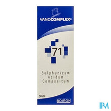 Afbeelding in Gallery-weergave laden, Vanocomplex N71 Acidum Sulf. Gutt 50ml Unda
