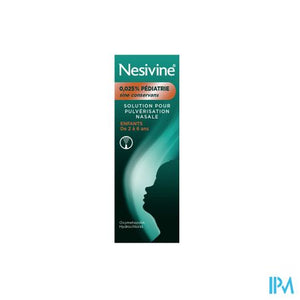 Nesivine 0,025% Sine Conserv Ped Spray Nas 10ml